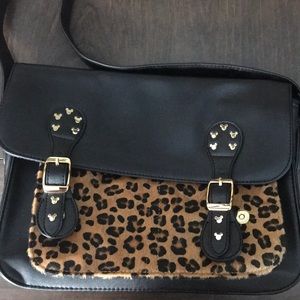 Disney Leopard  print purse